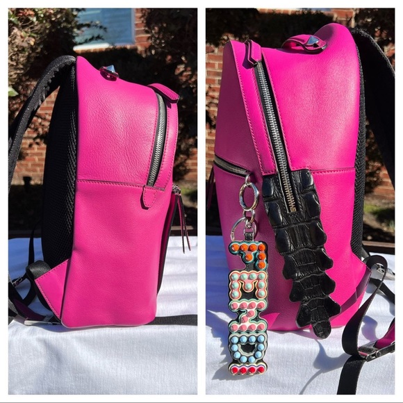 Fendi By the Way Leather Croc Medium Backpack - Picture 6 of 13